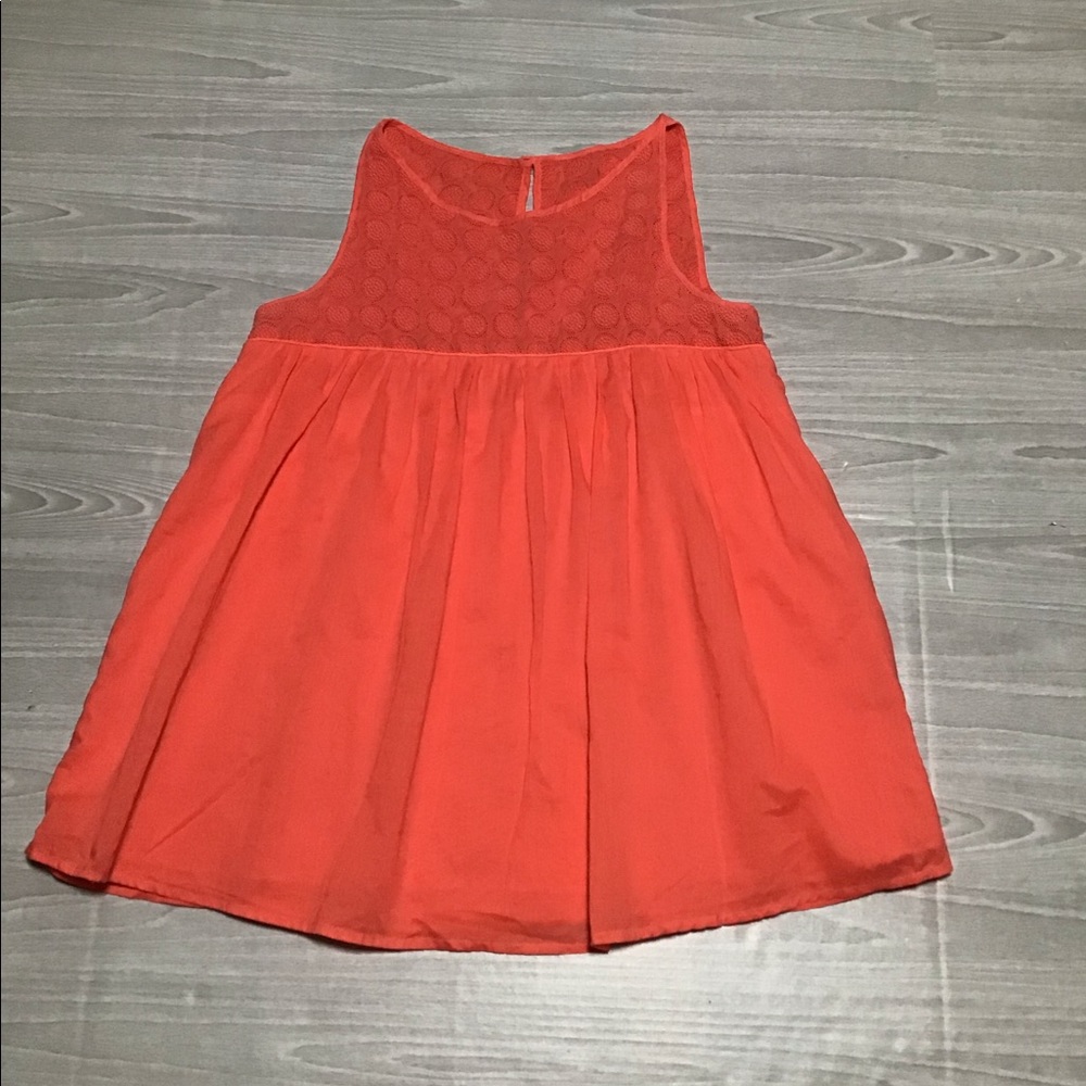-J Crew coral sleeveless top. XS